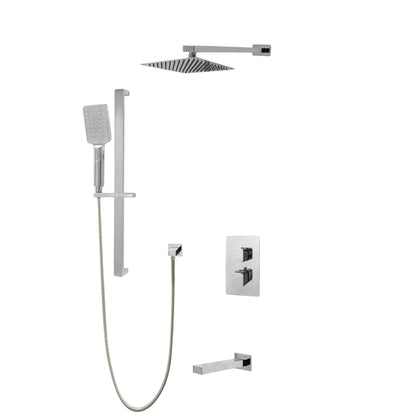 Système de douche thermostatique à trois voies Kodaen Diamond - Kit 1 