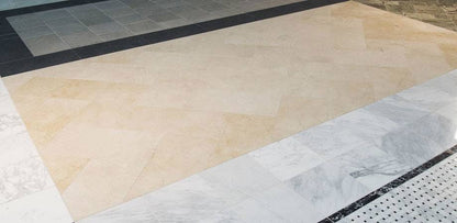 MSI Crema Marfil Select Honed Marble Tile 18" x 18"