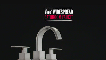 Delta VERO Two Handle Widespread 3 Hole Bathroom Faucet- Chrome