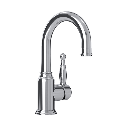 Rubi Qabil 10" Single Lever Washbasin Faucet With Drain- Chrome - Renoz