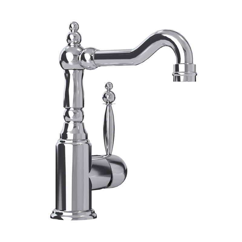 Rubi Saïda 9" Single-handle Washbasin Bathroom Faucet With Drain- Chrome
