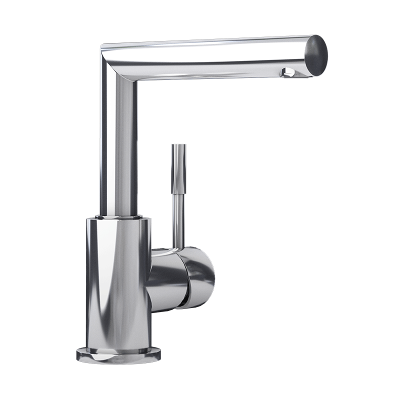 Rubi Billie Single-handle Washbasin Faucet With Drain- Chrome - Renoz