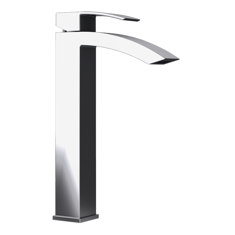 Rubi Fall Raised Single-lever Bathroom Faucet - Renoz