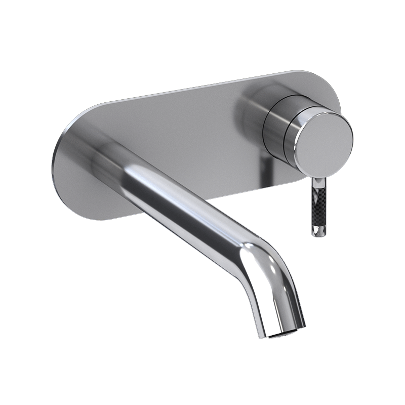 Rubi Vertigo C Wall-mounted Washbasin Faucet - Chrome - Renoz