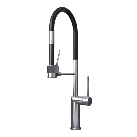 Rubi Sakai Single-lever Professional Style Kitchen Faucet-Chrome - Renoz