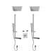 Rubi Jawa 3/4 Inch Dual Thermostatic Shower Kit With 10