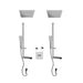 Rubi Kali 3/4 Inch Dual Thermostatic Shower Kit With 10