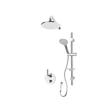 Rubi 1/2 Inch Thermostatic Shower Kit With Round Shower Head And Hand Shower