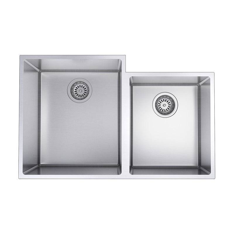 Rubi Riesling 31 1/4" Double Bowl Kitchen Sink With Rounded Corners - Renoz