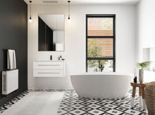 Cutler Milano Wall-Mounted Single Bathroom Vanity