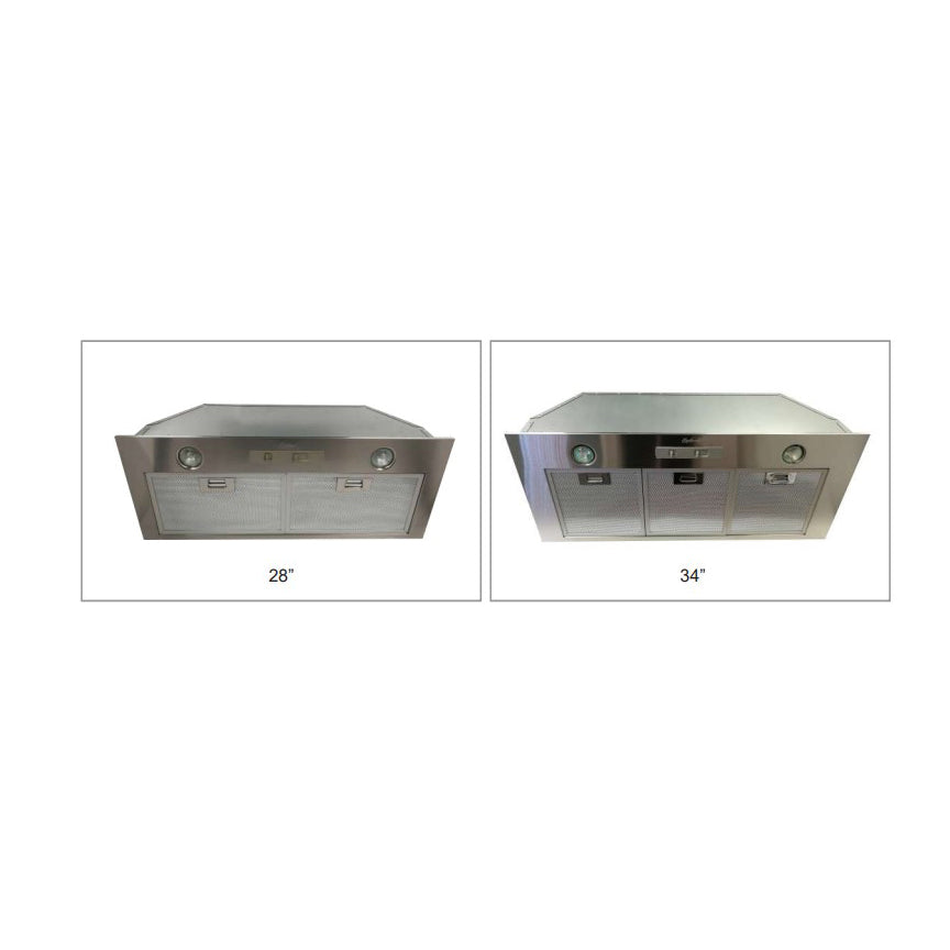 Cyclone Classic Collection BX215 34" Insert Range Hood Kitchen Exhaust Fan