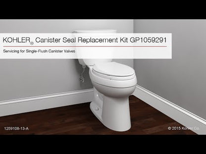 Kohler Santa Rosa Comfort Height One Piece Compact Elongated 1.28 Gpf Chair Height Toilet With Quiet Close Seat