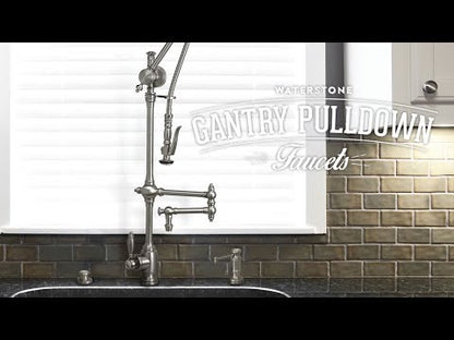 Waterstone Traditional Gantry Pulldown Faucet – Hook Spout 4400