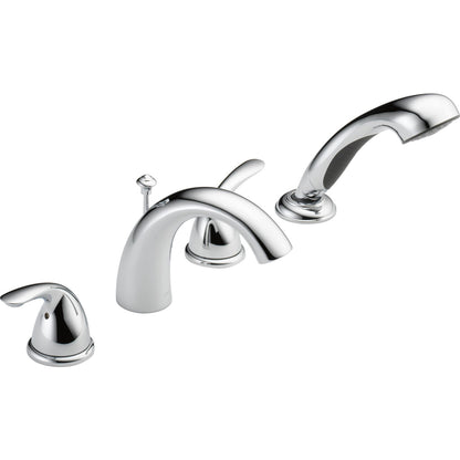 Delta CLASSIC Roman Tub with Hand Shower Trim -Chrome (Valve Sold Separately)