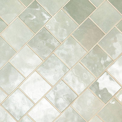 MSI Backsplash and Wall Tile Renzo Jade Ceramic Tile Glossy 5" x 5" 8mm