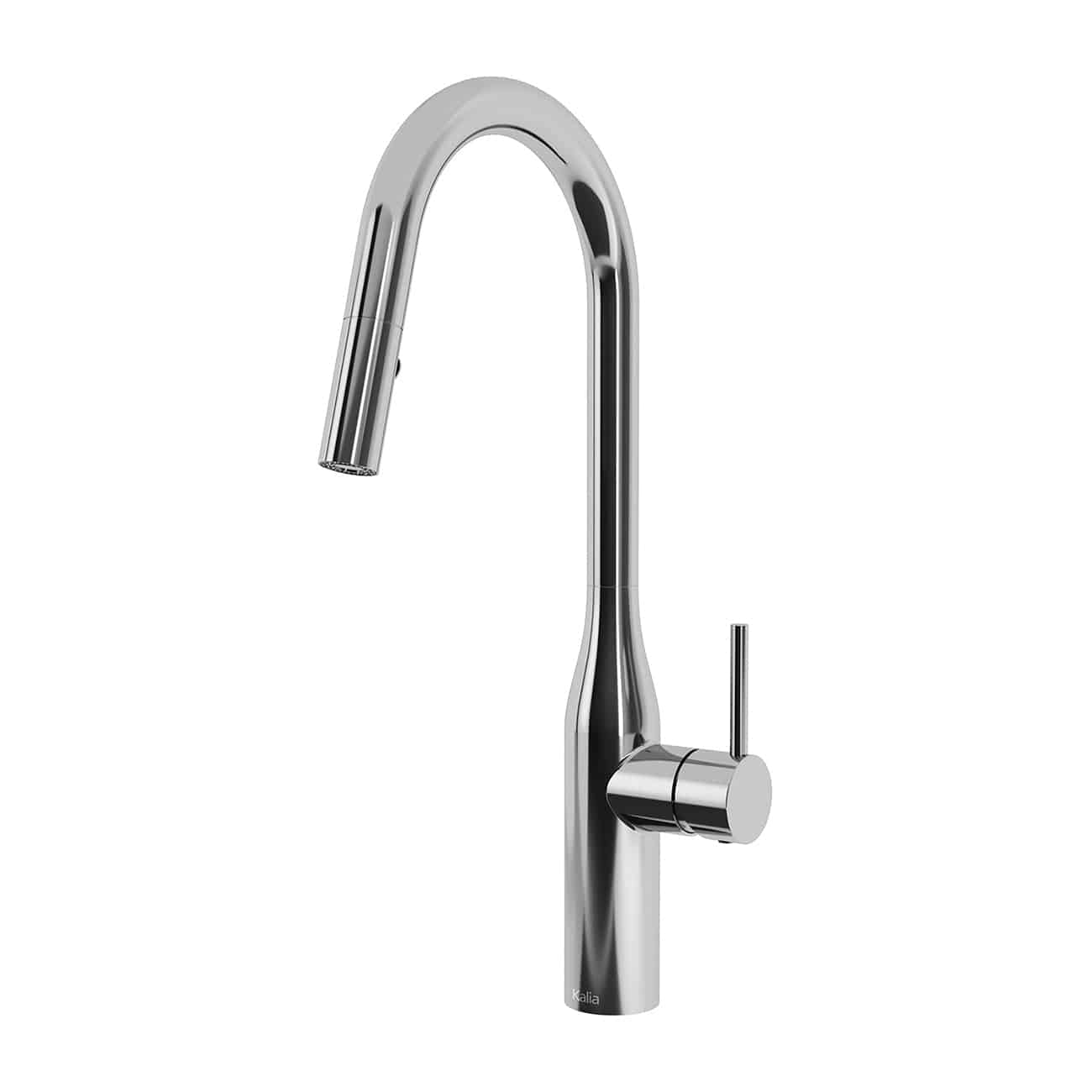 Kalia KAVIAR 16.5" Single Handle Kitchen Faucet Pull-Down Dual Spray -Chrome