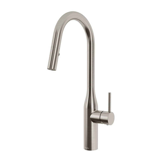 Kalia KAVIAR 16.5" Single Handle Kitchen Faucet Pull-Down Dual Spray Stainless Steel PVD