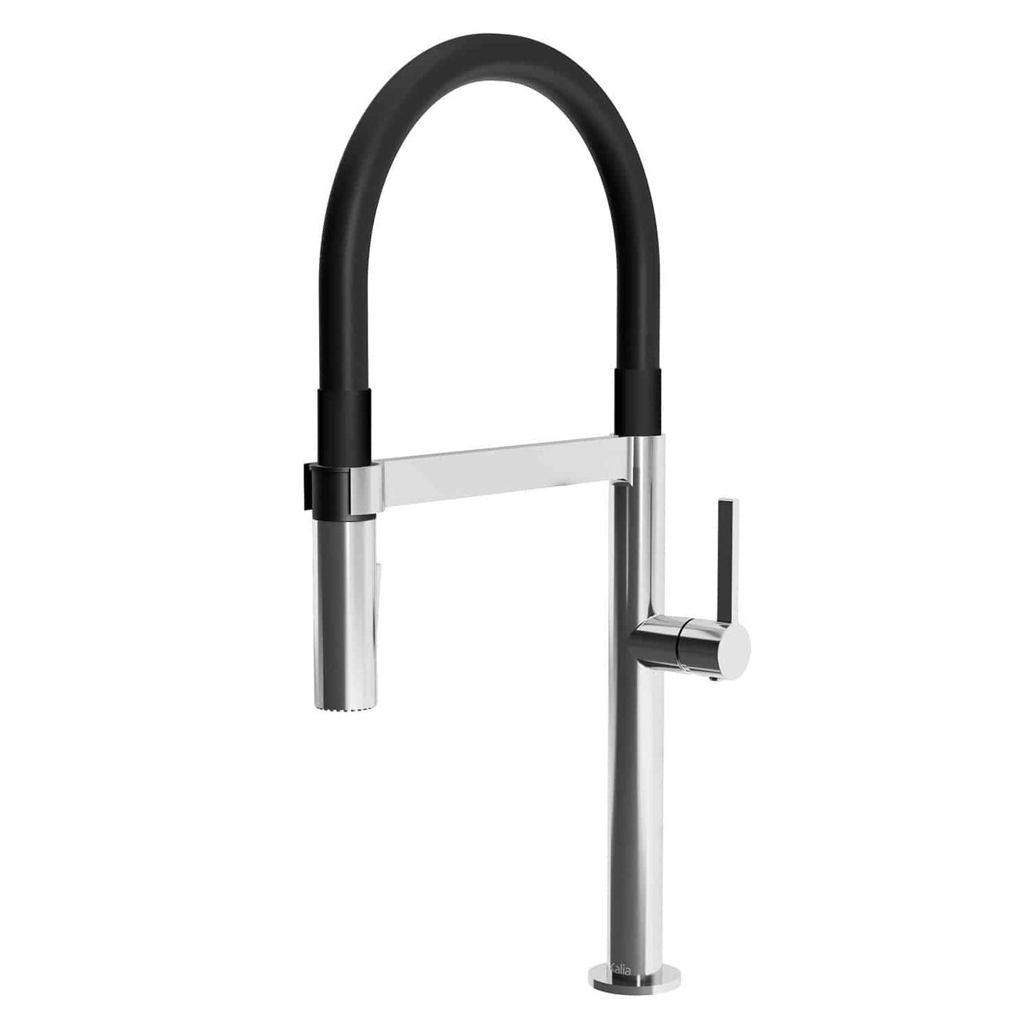 Kalia EXKI diver 20" PVC Hose Single Handle Kitchen Faucet Pull-Down Dual Spray- Chrome