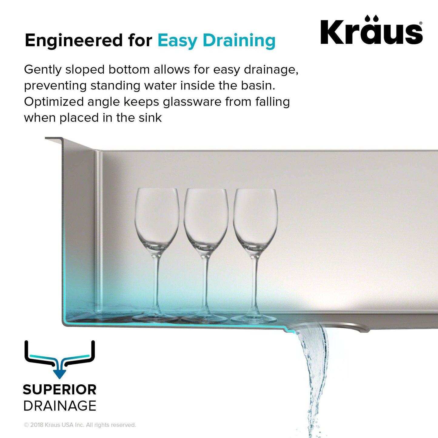 Kraus Standart PRO 26" x 18" Undermount 16 Gauge Stainless Steel Single Bowl Kitchen Sink