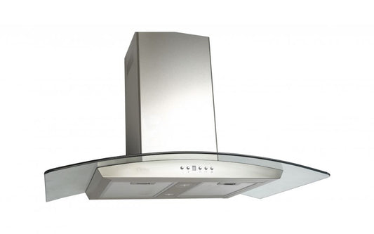 Cyclone Alito Collection SCB501 30" Wall Mount Range Hood Kitchen Exhaust Fan With Baffle Filters