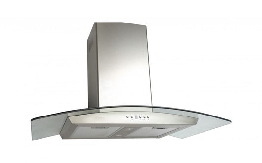 Cyclone Alito Collection SC501 30" Wall Mount Range Hood Kitchen Exhaust Fan With Mesh Filters
