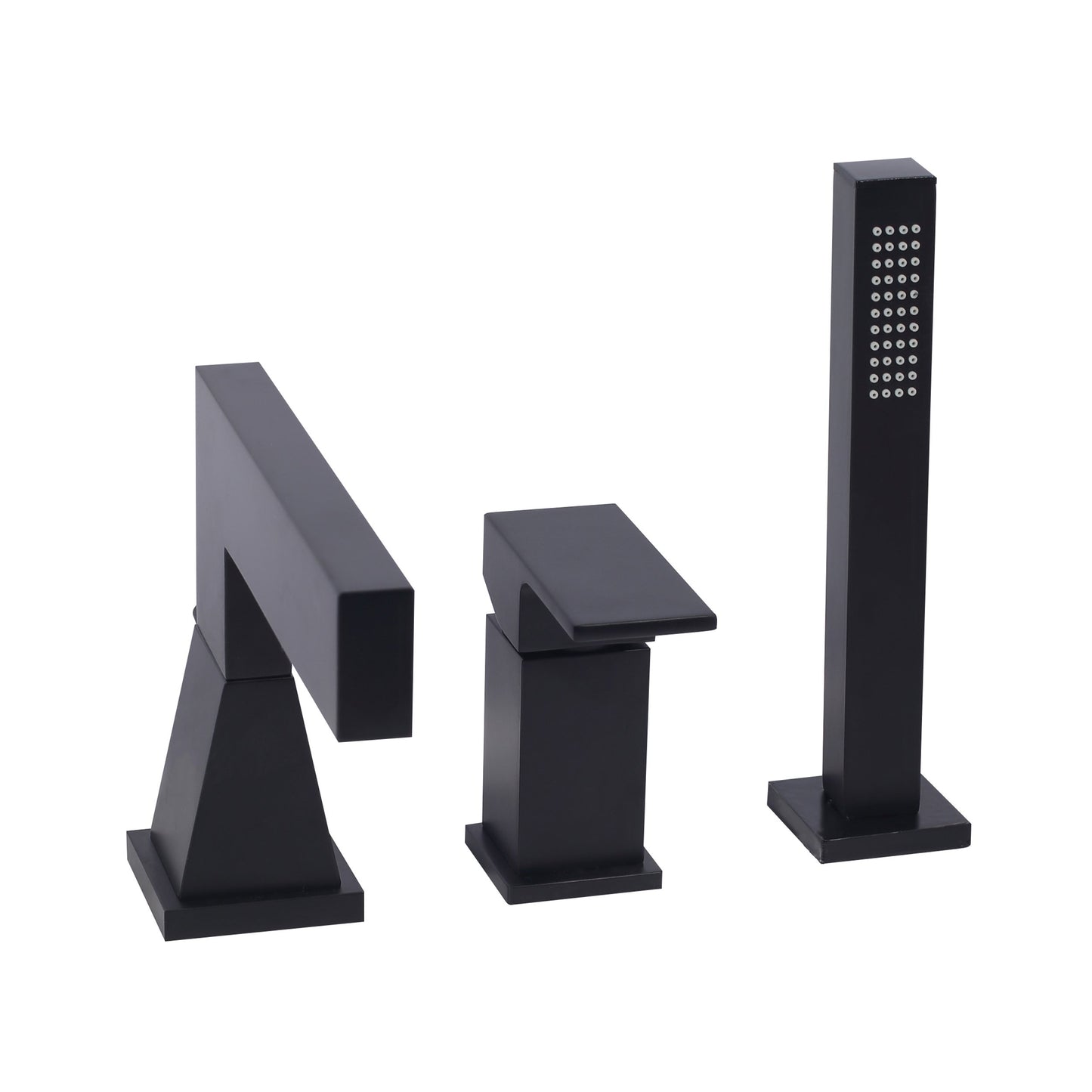 Aquadesign Products 3pc Deck Mount (Matrix MAT82A) - Matte Black