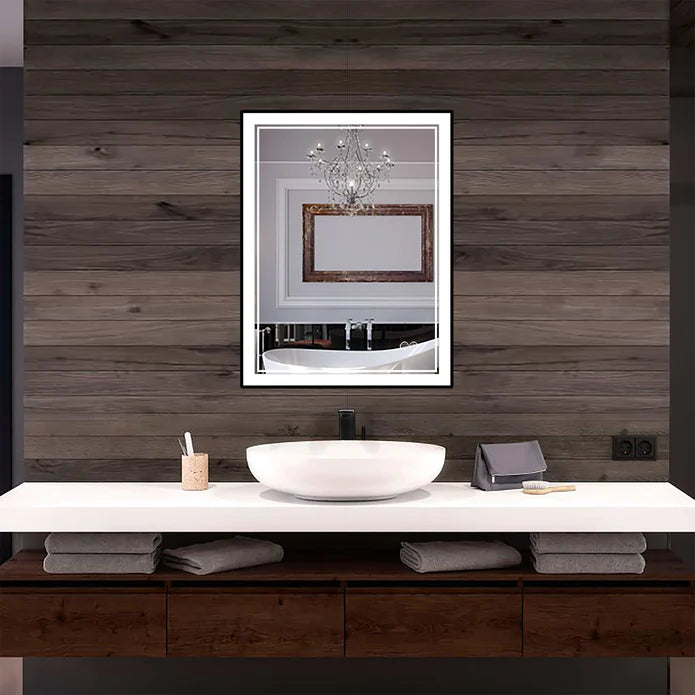 Kodaen Infinity Sp Front-lit Framed Bathroom LED Vanity Mirror LEDBMF217
