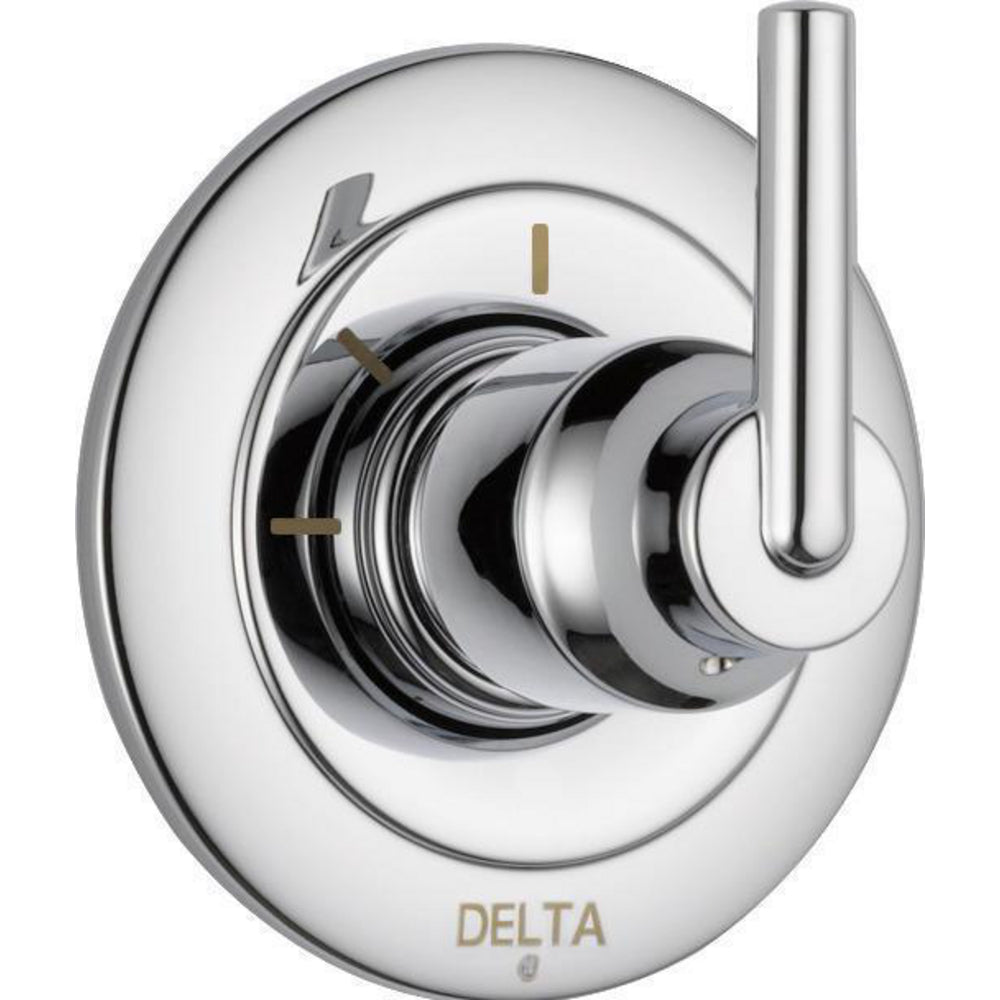 Delta 3 Function Diverter Trim- Chrome (Valve Sold Separately)