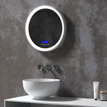 Slik Portfolio - Slik Stone Smart Round Mirror With LED Display and Bluetooth
