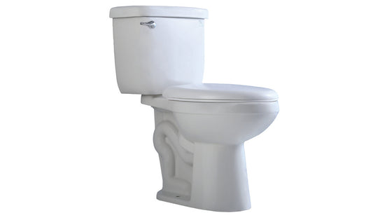 Streamline Cavalli Siphonic Toilette allongée monobloc moderne à haute efficacité de 31,5 po de hauteur et de 16,87 po de hauteur de siège