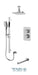 Tenzo - Quantum Chrome T-box Shower Kit With 3 Functions (Thermostatic)