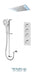 Tenzo - Quantum Extenza Chrome Shower Kit With 3 Functions (Thermostatic) - QUT43-55244-CR