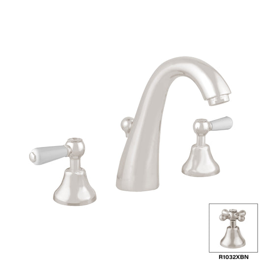 Aquadesign Products Lavabo répandu – Drain inclus (Colonial R1032L) - Nickel brossé
