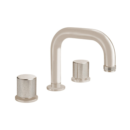 Aquadesign Products Widespread Lav – Drain Included (Contempo R1087) - Brushed Nickel