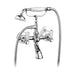 Aquadesign Products Remplisseur de baignoire mural (Regent R2524L) - Chrome avec poignée blanche