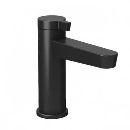 Rubi Abyss Single-lever Bassin Faucet With Drain- Black - Renoz