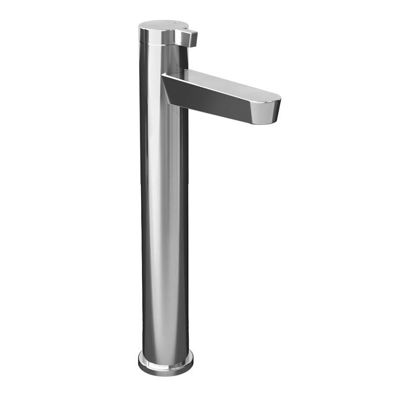Rubi Abyss Raised Single-lever Bathroom Faucet Without Drain- Chrome - Renoz