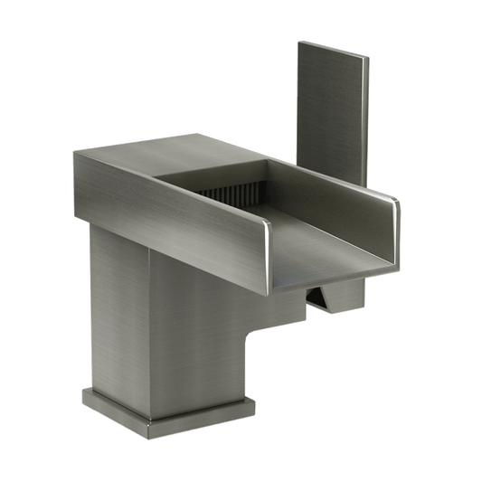Rubi Kali Single Lever Washbasin Faucet With Drain- Nickel - Renoz