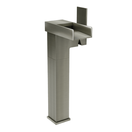 Rubi Kali Raised Single Lever Washbasin Faucet- Nickel - Renoz