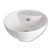 Rubi Lin Collection Vessel Washbasin With Chrome Overflow - Renoz