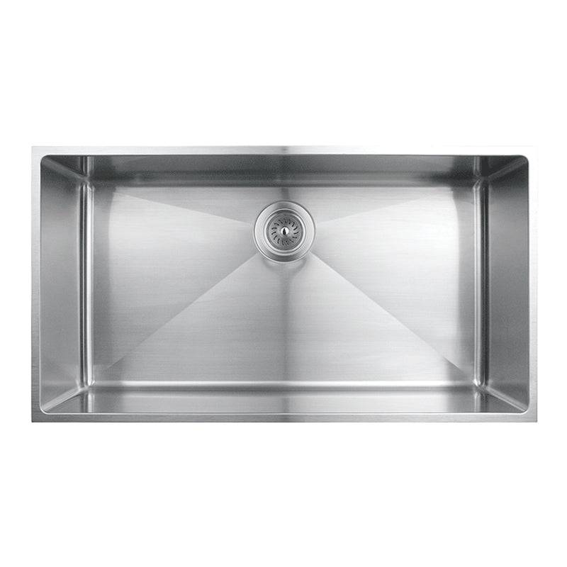Rubi Merlot 31.5" Single Bowl Kitchen Sink With Rounded Corners - Renoz