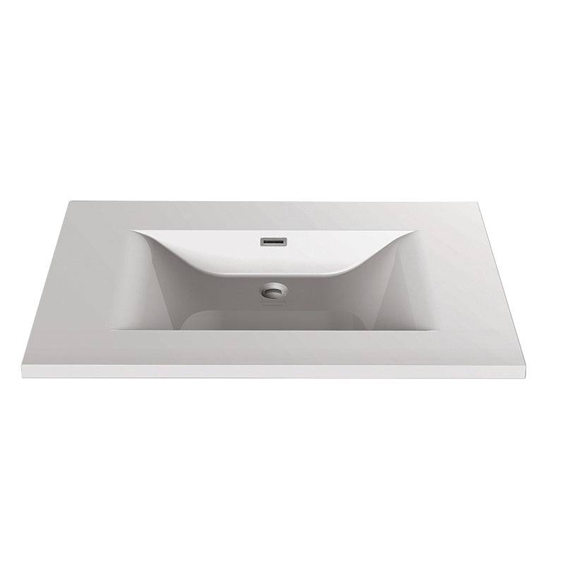 Rubi MP800C Drop-in Wash Basin With Chrome Overflow - Renoz