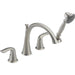 Delta LAHARA Roman Tub Filler with Handshower Trim -Stainless Steel