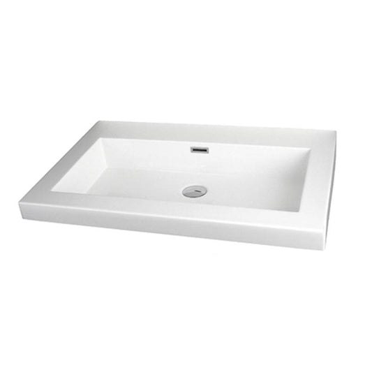 Rubi Arto TO730S Slim Countertop Basin With Overflow - Renoz