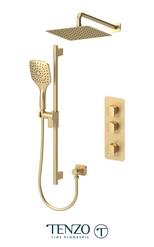 Tenzo - Delano Extenza Shower Kit With 2 Functions (Thermostatic) DET42-20111