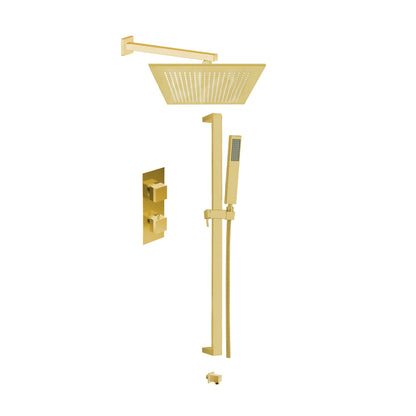 Aquadesign Products Shower Kit (SSystem X11SF) - Brushed Gold