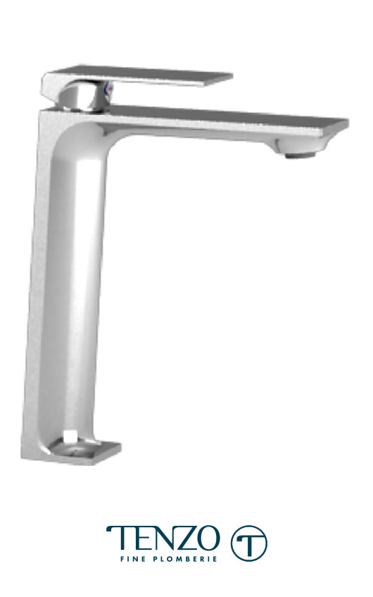Tenzo - Slik Single Hole Tall Lavatory Faucet Chrome