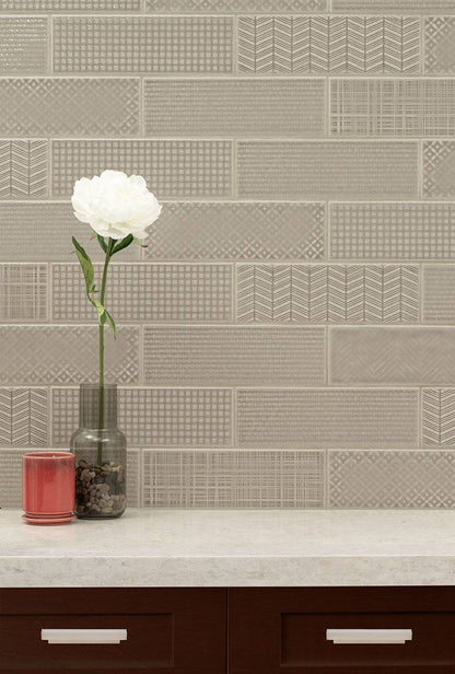 MSI Backsplash and Wall Tile Urbano Warm Concrete 3D Mix 4" x 12"