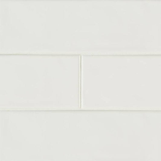 MSI Urbano Pure White Subway Wall Tile 4" x 12"