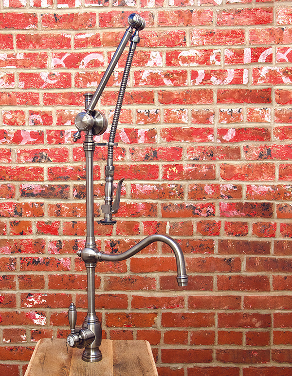 Waterstone Traditional Gantry Pulldown Faucet – Hook Spout 4400